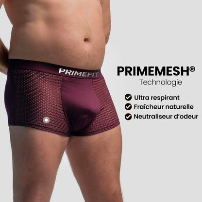 PRIMEFIT • PACK 4 ROUGE • BOXER EN FIBRE DE BAMBOU