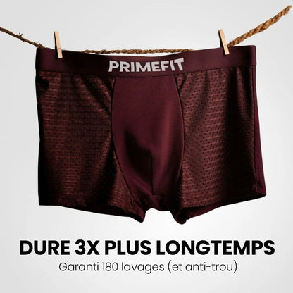 PRIMEFIT • PACK 4 ROUGE • BOXER EN FIBRE DE BAMBOU